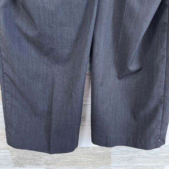 IZOD Golf Flat Front Woven Pants Gray 4 Pocket Lightweight Casual Mens 38x32 - Picture 6 of 8